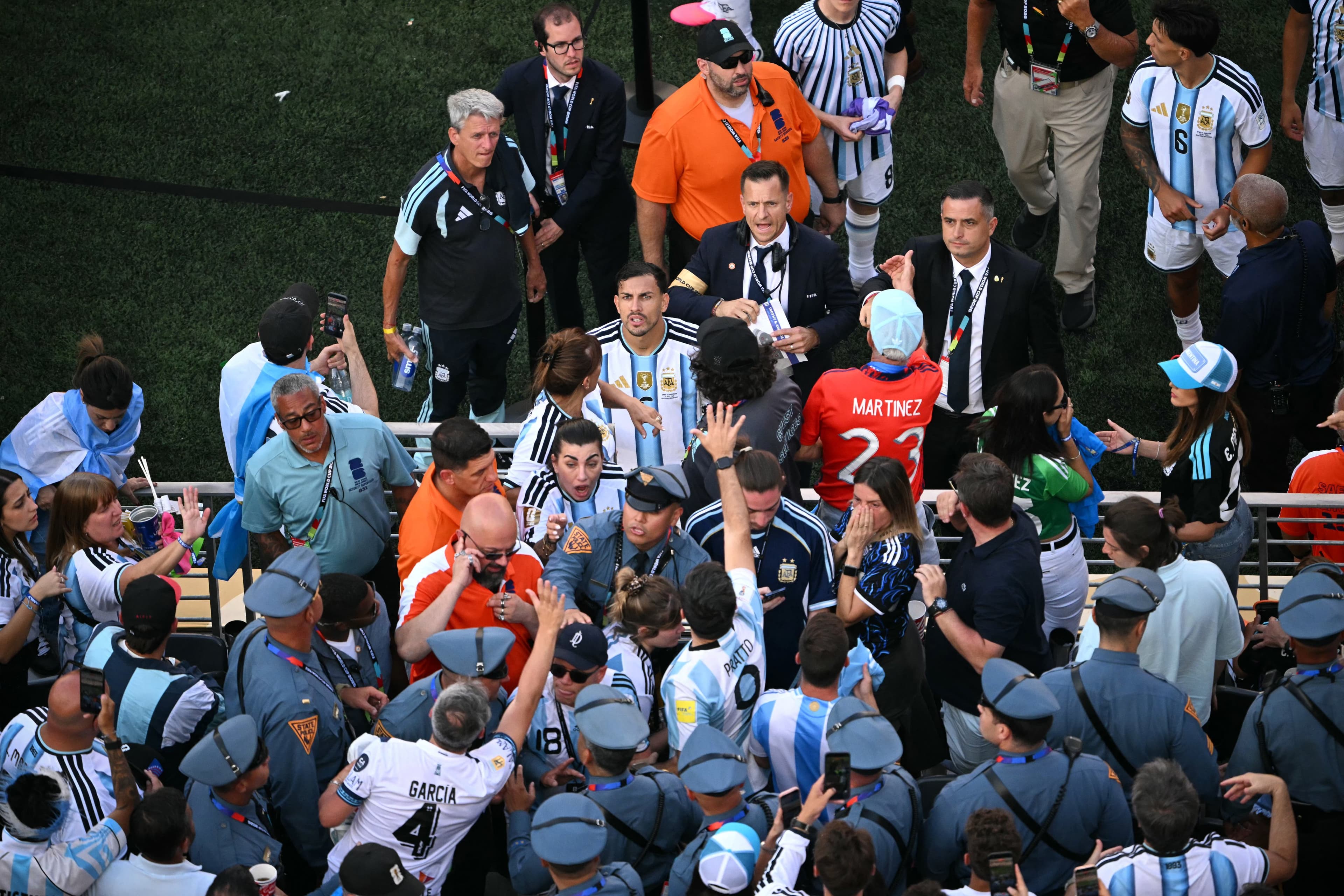 Family members of Argentina players detained after FIFA World Cup final loss to Spain