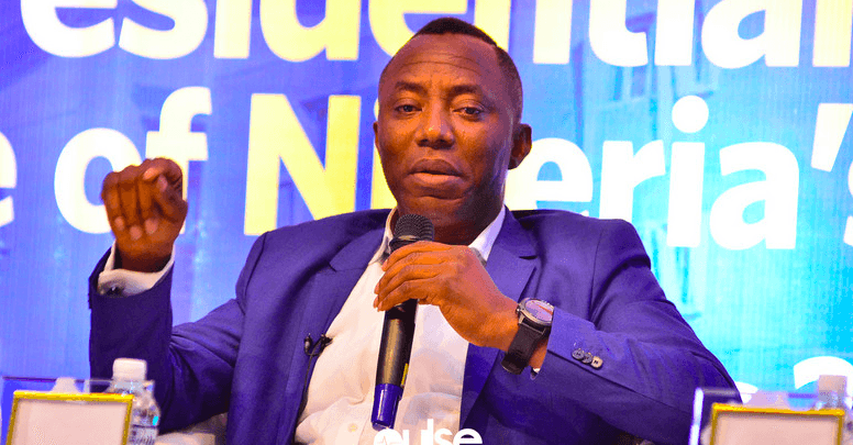 Sowore tackles Elumelu for using police to arrest content creators