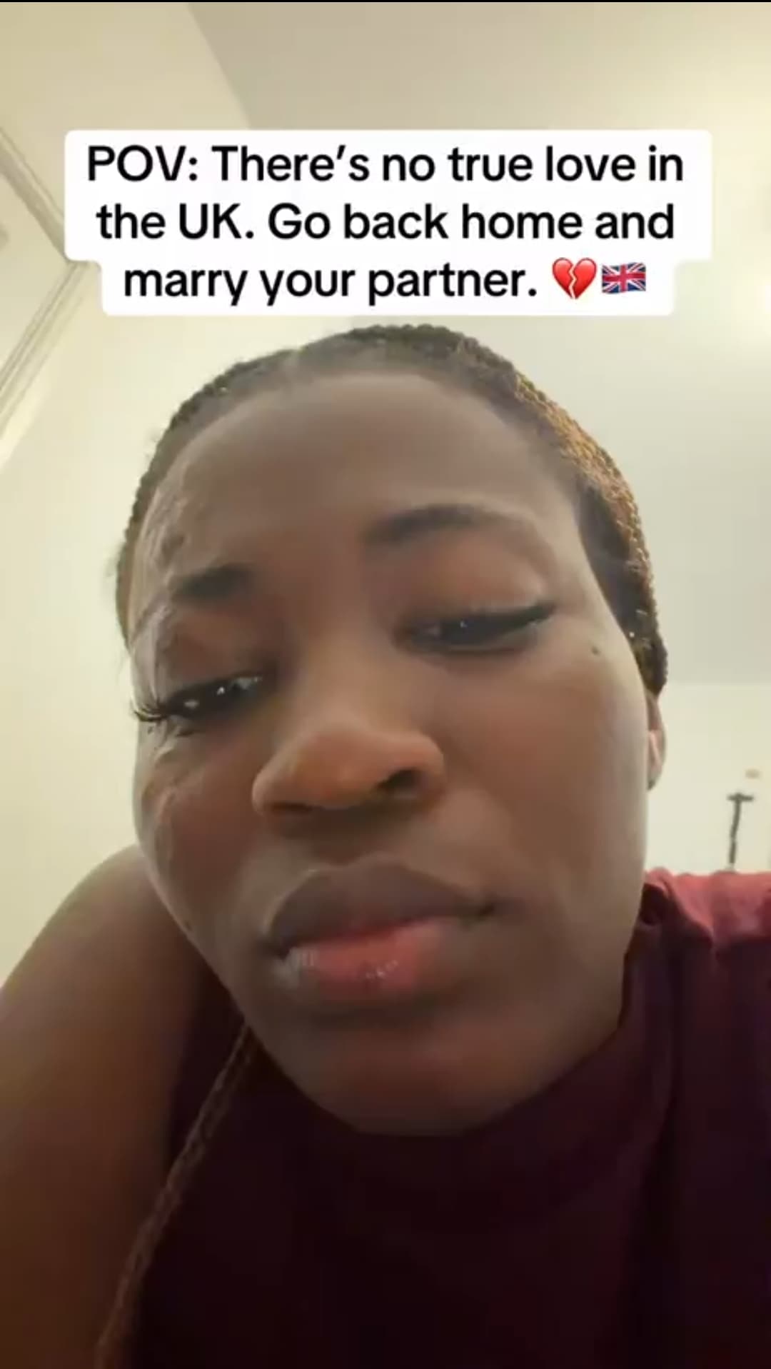 "There’s no true love in the UK. If you have someone serious back home, go and marry them” — UK-based Nigerian lady advises